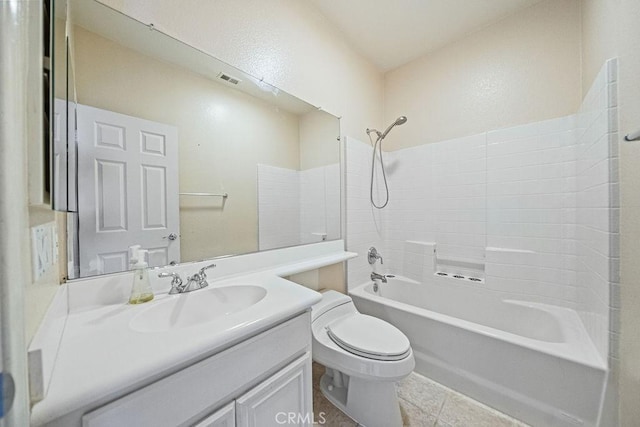 32475 Corte Barela, Temecula, CA 92592 - full bathroom featuring toilet, tub / shower combination, and vanity