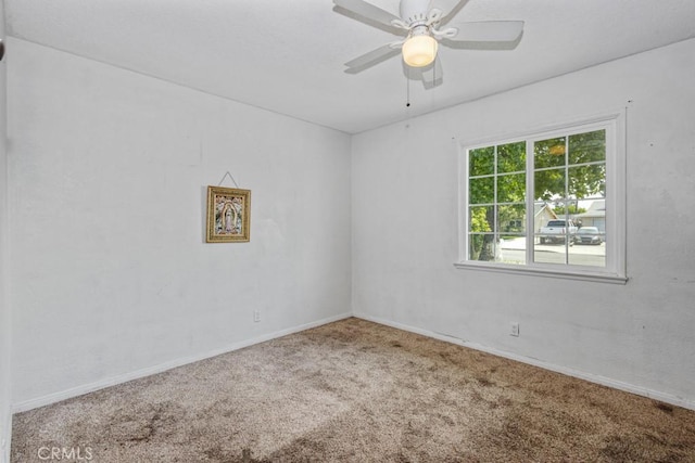1030 Perrisito St, Perris, CA 92570 - carpeted spare room featuring ceiling fan and baseboards