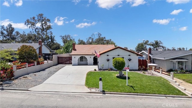 19927 Athenon Ave, Perris, CA 92570 - mediterranean / spanish-style home with driveway and stucco siding