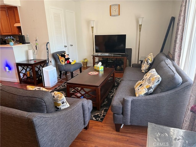 25779 Via Lomas Unit 170, Laguna Hills, CA 92653 - living room with wood finished floors