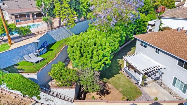 1421 Woodcrest Ave, Brea, CA 92821 - bird's eye view of a pool