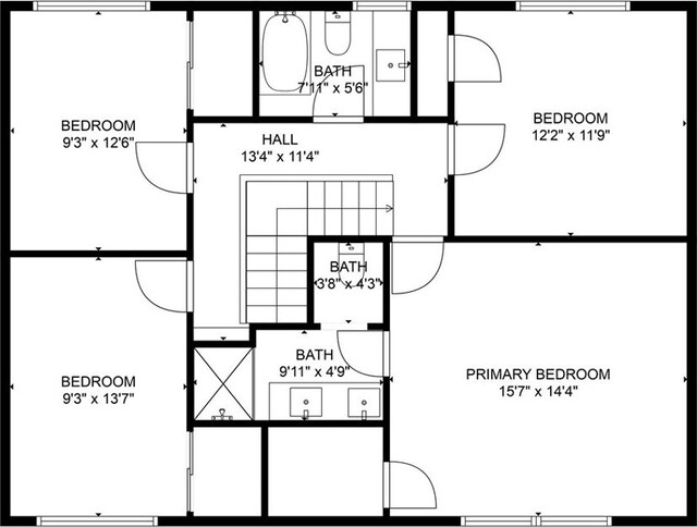 1421 Woodcrest Ave, Brea, CA 92821 - floor plan / room layout