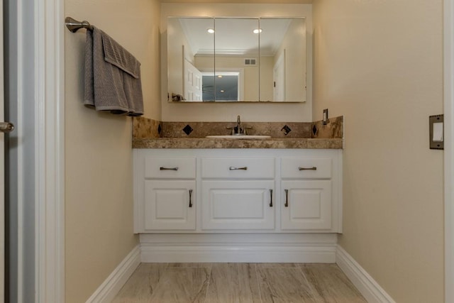 23342 Caminito Juanico Unit 304, Laguna Hills, CA 92653 - bathroom featuring vanity and marble finish floors