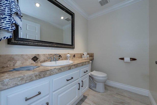 23342 Caminito Juanico Unit 304, Laguna Hills, CA 92653 - bathroom with vanity and crown molding