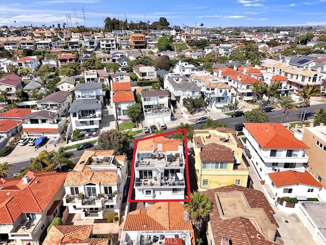 723 N Lucia Ave Unit A, Redondo Beach, CA 90277 - aerial perspective of suburban area featuring property boundaries highlighted