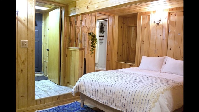 33020 Arrowbear, Running Springs, CA 92382 - bedroom with wood walls