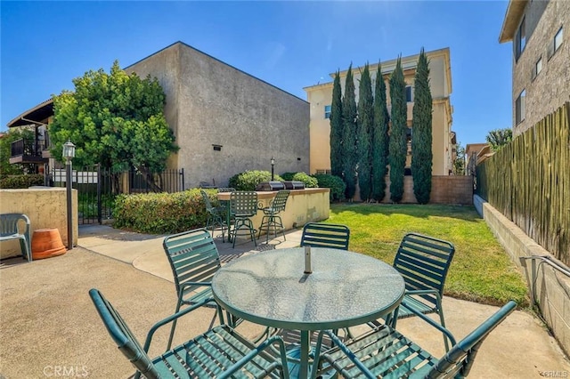 2473 Oswego St Unit 17, Pasadena, CA 91107 - view of patio featuring outdoor dining space