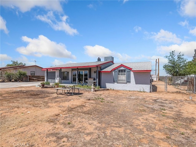 14060 Osage Rd, Apple Valley, CA 92307 - view of front of property featuring fence and a garage