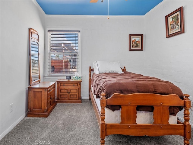 14060 Osage Rd, Apple Valley, CA 92307 - carpeted bedroom with ornamental molding and baseboards