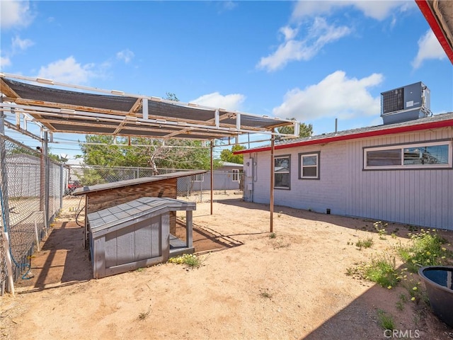 14060 Osage Rd, Apple Valley, CA 92307 - fenced backyard with cooling unit