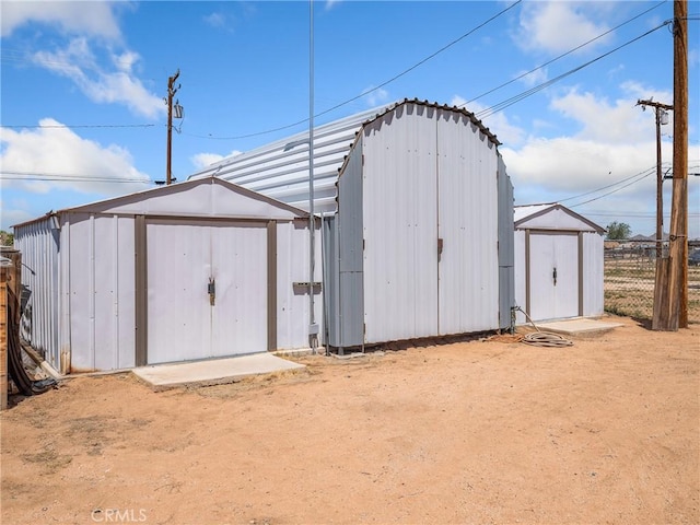14060 Osage Rd, Apple Valley, CA 92307 - view of shed featuring fence