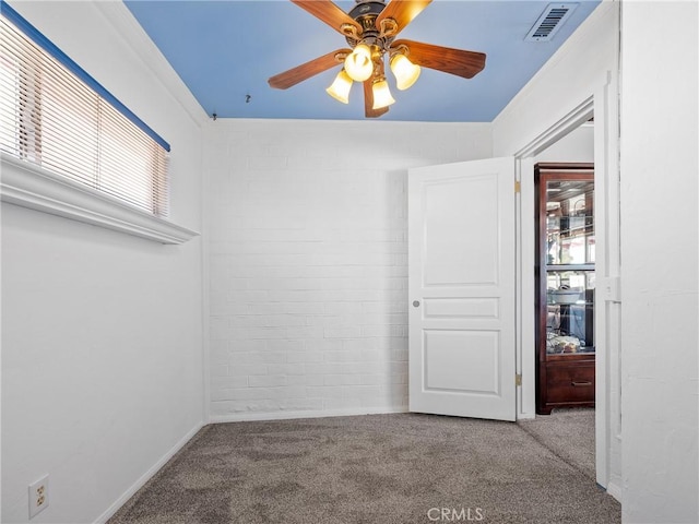 14060 Osage Rd, Apple Valley, CA 92307 - carpeted empty room with healthy amount of natural light and ceiling fan