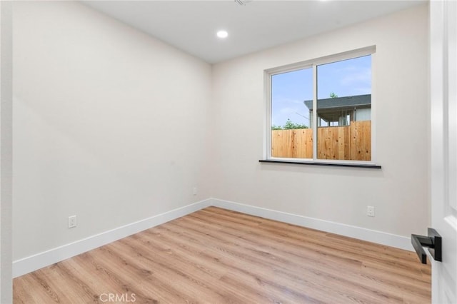 6296 Diamond Ave, Paradise, CA 95969 - empty room featuring wood finished floors, baseboards, and recessed lighting