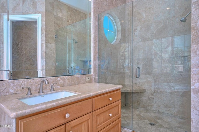 1690 Calle Tierra Vis, Camarillo, CA 93010 - bathroom with vanity and a stall shower