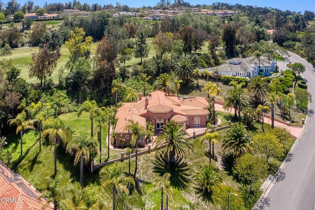 1690 Calle Tierra Vis, Camarillo, CA 93010 - aerial view of property and surrounding area featuring a tree filled landscape