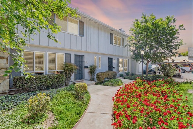 1121 E 1st St, Tustin, CA 92780 - view of front of home with board and batten siding