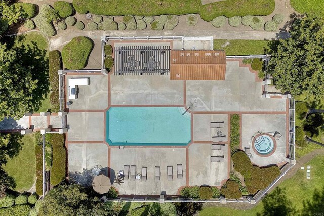 3749 Sarah Ann Dr, Fallbrook, CA 92028 - bird's eye view of a pool