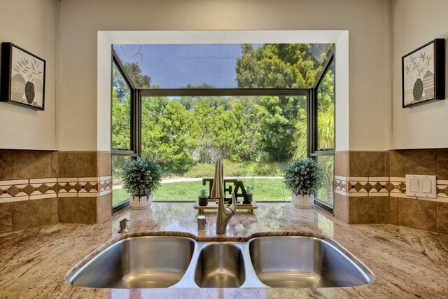 3749 Sarah Ann Dr, Fallbrook, CA 92028 - detailed view of a sink and light stone countertops