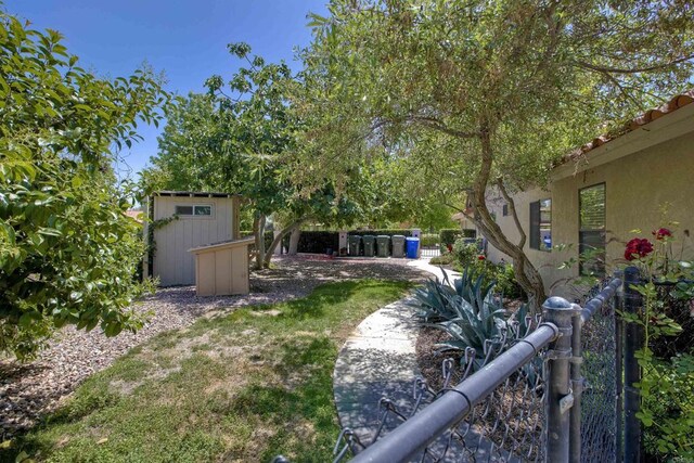 3749 Sarah Ann Dr, Fallbrook, CA 92028 - fenced yard with a storage shed and an outbuilding