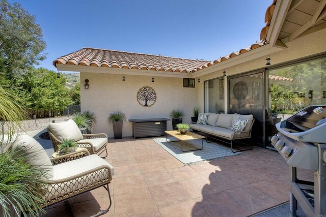 3749 Sarah Ann Dr, Fallbrook, CA 92028 - view of patio / terrace with outdoor lounge area