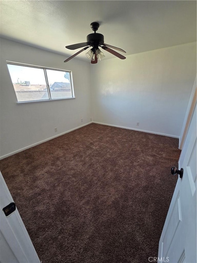 355 Woodlark St, Lancaster, CA 93535 - carpeted empty room featuring ceiling fan and baseboards