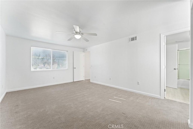 13421 Epping Way, Tustin, CA 92780 - empty room with a ceiling fan, carpet flooring, and baseboards
