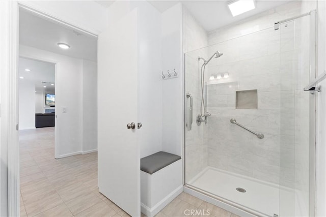 13421 Epping Way, Tustin, CA 92780 - full bath with a stall shower and baseboards