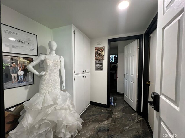 15245 Apache Rd, Apple Valley, CA 92307 - interior space with dark marble finish floors and baseboards