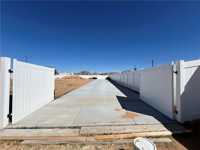 15245 Apache Rd, Apple Valley, CA 92307 - view of yard with a patio and a gate