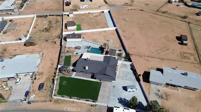 15245 Apache Rd, Apple Valley, CA 92307 - aerial view of property and surrounding area