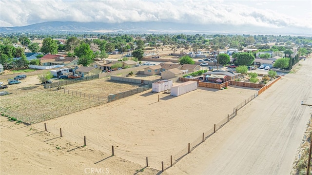43156 41st St W, Lancaster, CA 93536 - aerial view of residential area with mountains