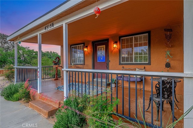 43156 41st St W, Lancaster, CA 93536 - doorway to property featuring a porch