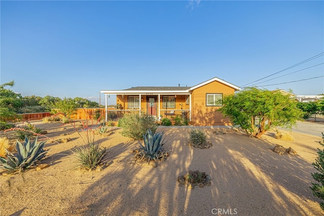 43156 41st St W, Lancaster, CA 93536 - ranch-style home with covered porch and stucco siding