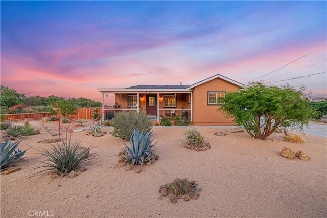 43156 41st St W, Lancaster, CA 93536 - single story home featuring a porch and stucco siding