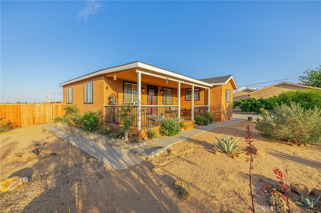 43156 41st St W, Lancaster, CA 93536 - single story home featuring a porch and stucco siding
