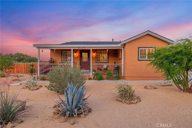 43156 41st St W, Lancaster, CA 93536 - single story home featuring a porch and stucco siding