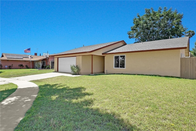1018 N Millard Ave, Rialto, CA 92376 - single story home featuring a garage, concrete driveway, and stucco siding