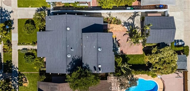 528 E Palmyra Ave, Orange, CA 92866 - drone / aerial view of a pool