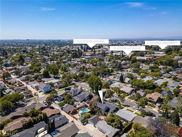 528 E Palmyra Ave, Orange, CA 92866 - aerial view of property's location