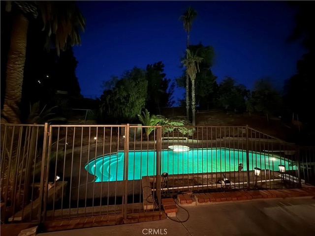 28726 Macklin Ave, Canyon Country, CA 91387 - view of pool at twilight