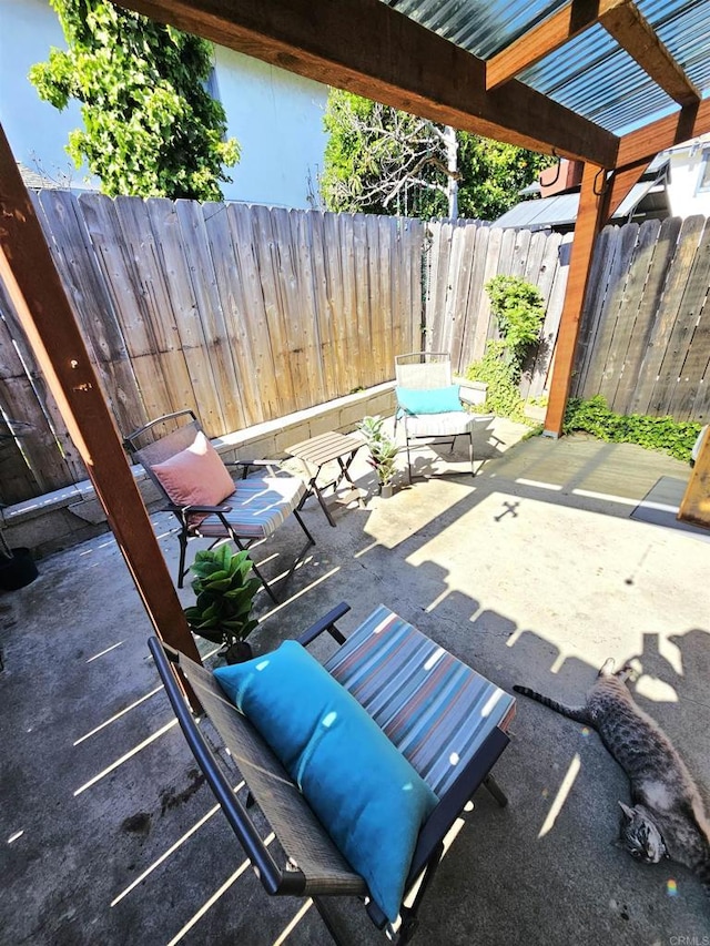 view of patio