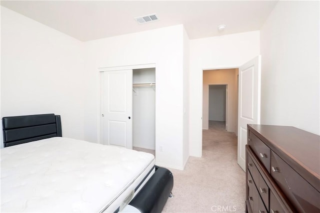 15667 San Diego Ln, Victorville, CA 92394 - bedroom with light carpet and a closet