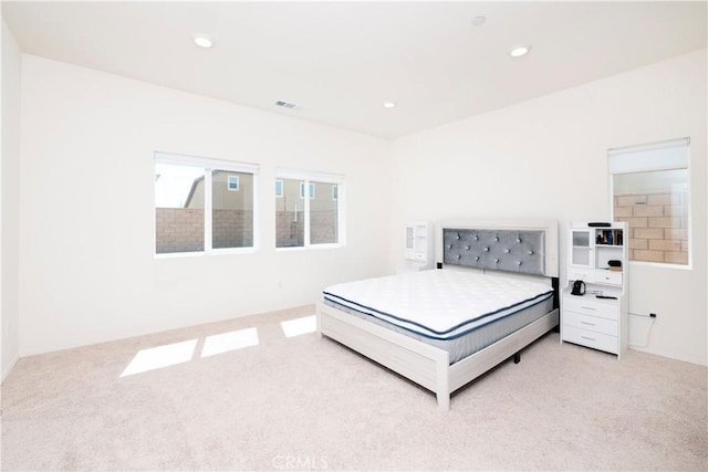 15667 San Diego Ln, Victorville, CA 92394 - bedroom featuring light colored carpet and recessed lighting