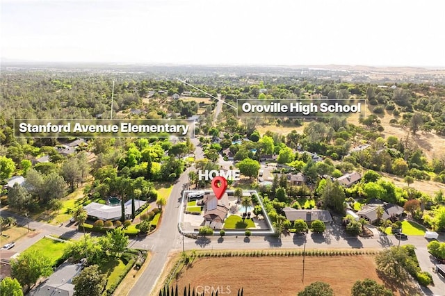 201 Valley View Dr, Oroville, CA 95966 - aerial view of residential area