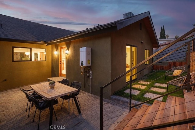 2136 Echo Park Ave, Los Angeles, CA 90026 - view of patio / terrace featuring tankless water heater and outdoor dining area