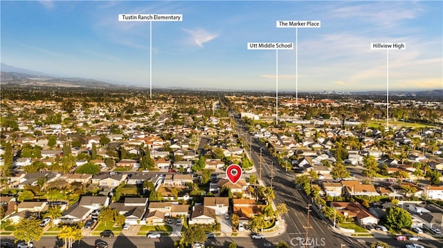 1621 Bryan Ave, Tustin, CA 92780 - view of property location with a mountain backdrop and nearby suburban area
