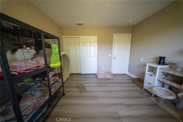 35197 Hogan Dr, Beaumont, CA 92223 - bedroom with wood finished floors and baseboards