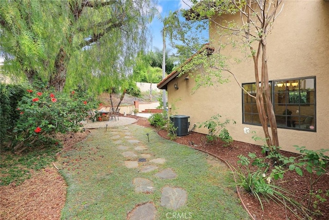 820 Rainwater Ln, Walnut, CA 91789 - view of yard featuring a patio area and central AC