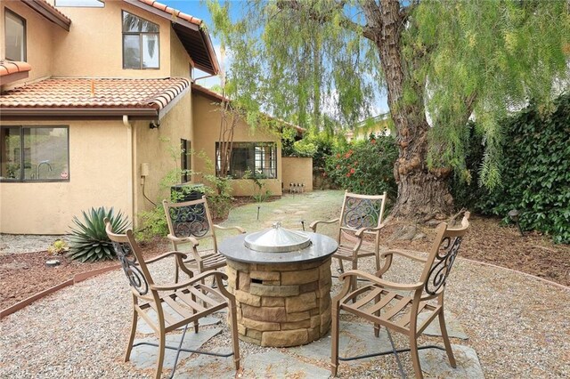 820 Rainwater Ln, Walnut, CA 91789 - view of patio / terrace featuring an outdoor fire pit