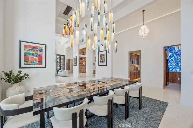 277 Crestview Ave, Camarillo, CA 93010 - dining area with a high ceiling